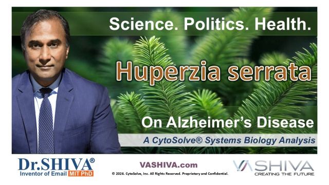Dr.SHIVA® LIVE – Huperzia serrata on Alzheimer’s Disease: A Whole Systems Approach