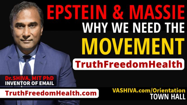 Dr.SHIVA® LIVE: Epstein & Massie. Why We Need The Movement TruthFreedomHealth®