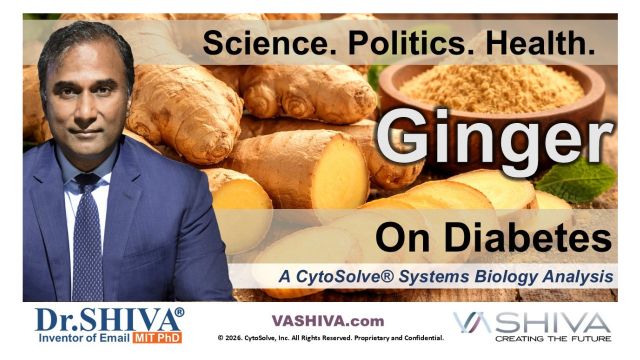 Dr.SHIVA® LIVE – Ginger on Diabetes: A Whole Systems Approach