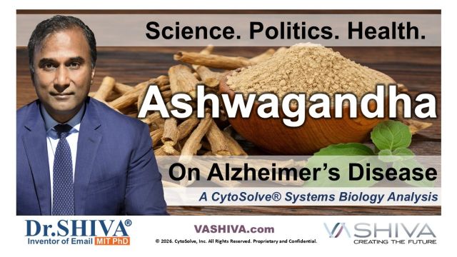 Dr.SHIVA® LIVE – Ashwagandha on Alzheimer’s Disease: A Whole Systems Approach