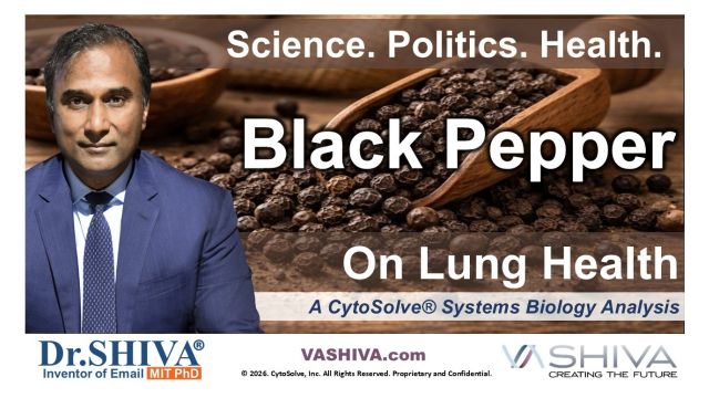 Dr.SHIVA® LIVE – Black Pepper on Lung Health: A Whole Systems Approach