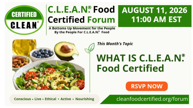 C.L.E.A.N.® & R.A.W.® Food Certification