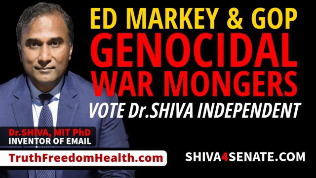 Dr.SHIVA® LIVE: Ed Markey & GOP. Genocidal War Mongers.