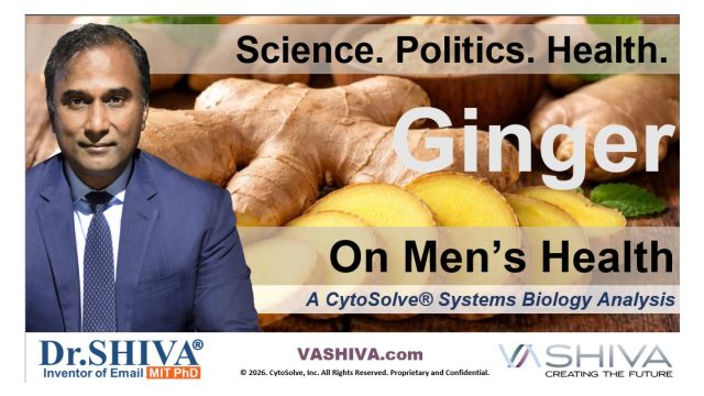 Dr.SHIVA® LIVE – Ginger on Men’s Health: A Whole Systems Approach